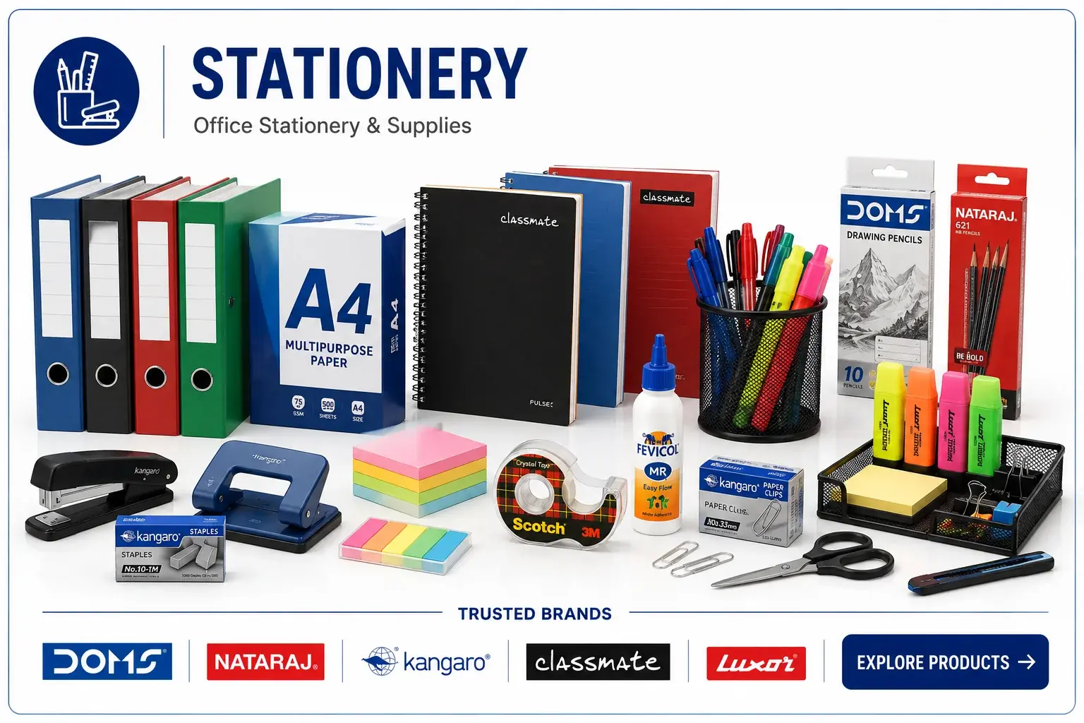 Explore Stationery Products
