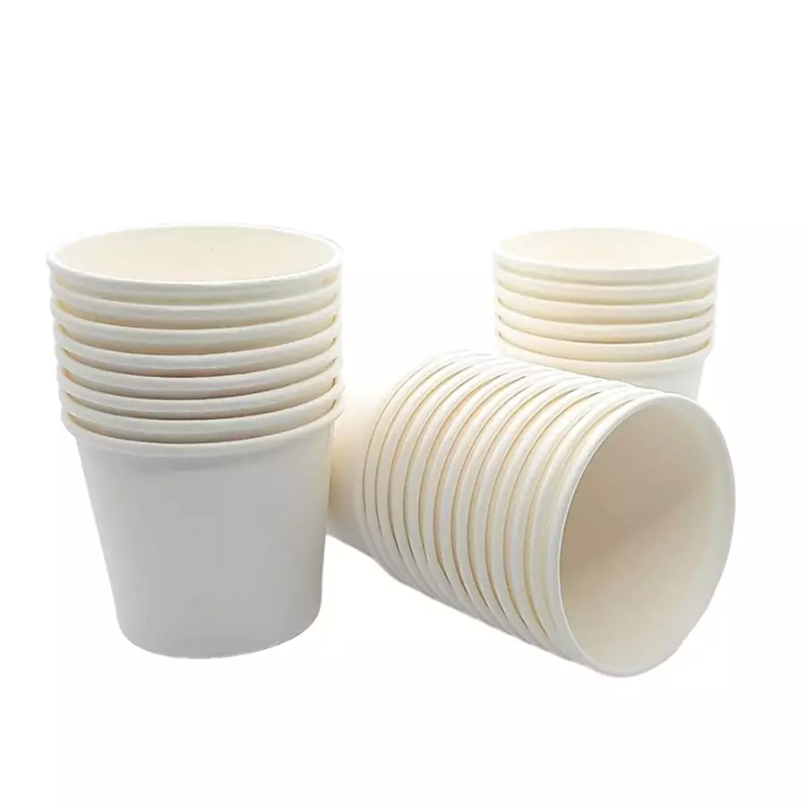 Disposal Paper Tea Cups 150 ml - 50 Pcs Pack